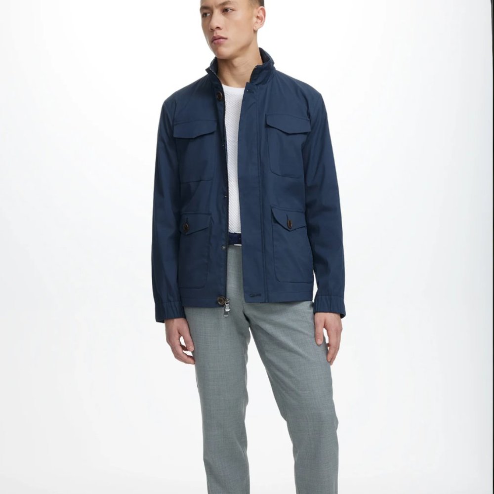 NWOT JACK VICTOR Navy Jacket 44R